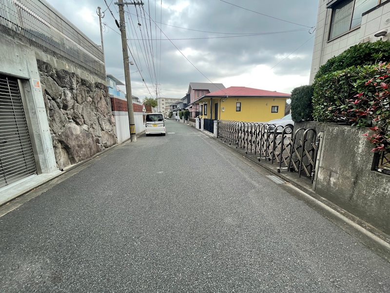 浅川学園台二丁目土地 現地写真（前面道路含む現地写真）