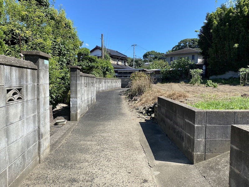 野面一丁目土地 現地写真（前面道路含む現地写真）