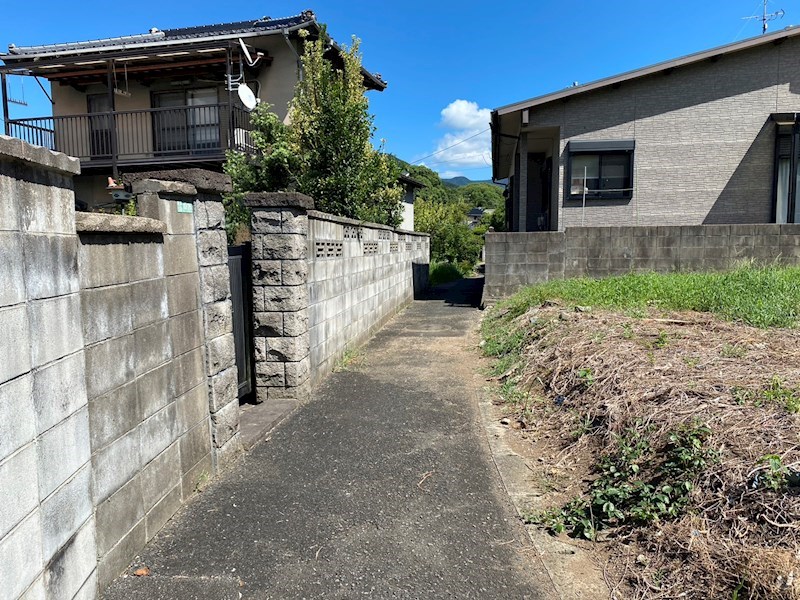 野面一丁目土地 現地写真（前面道路含む現地写真）