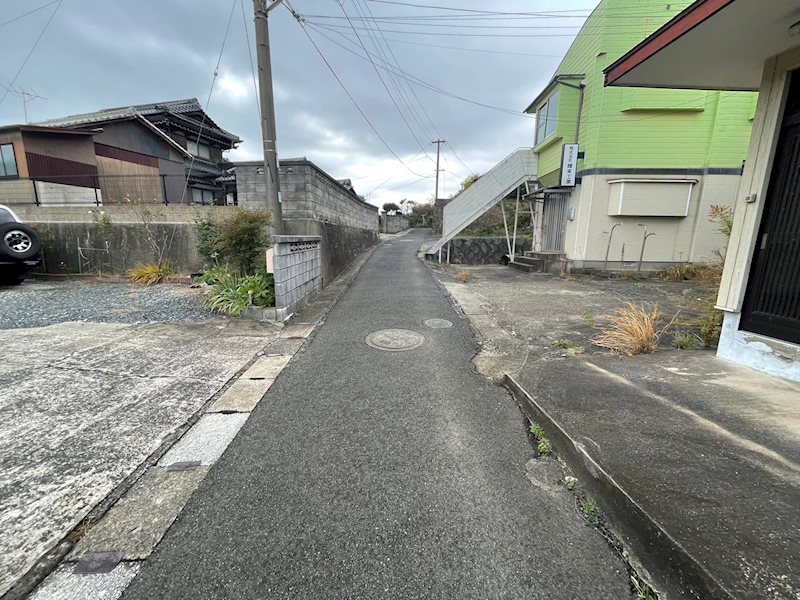 浅川二丁目土地 現地写真（前面道路含む現地写真）