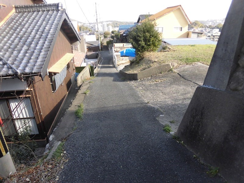 中尾一丁目土地 現地写真（前面道路含む現地写真）