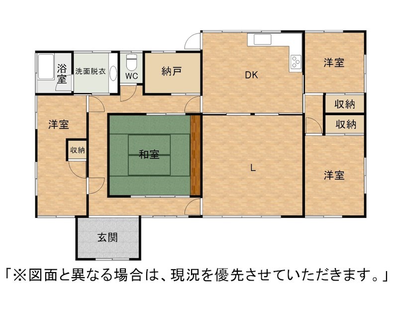 桜台二丁目戸建 間取図・土地図