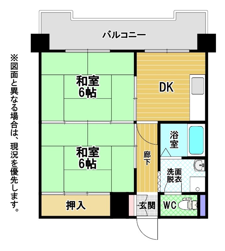 黄金町スカイマンション 間取図・土地図