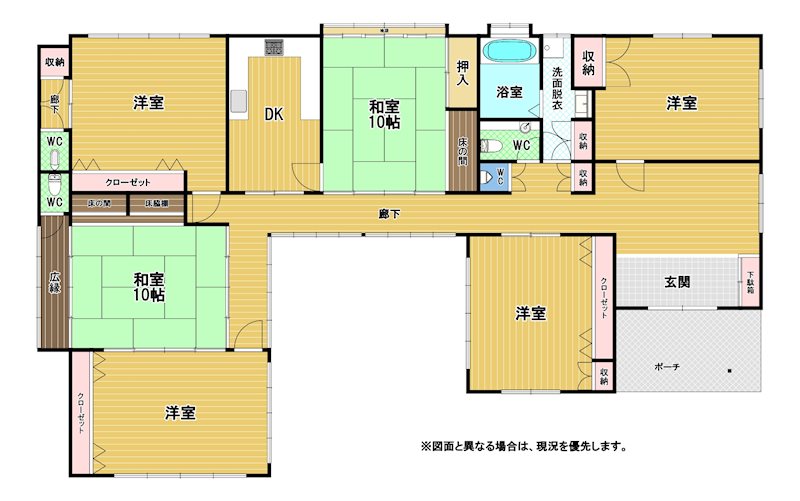 黒原二丁目戸建 間取図・土地図