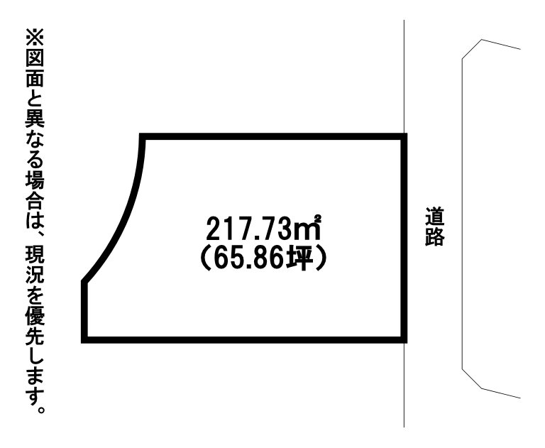 大平二丁目土地 間取図・土地図