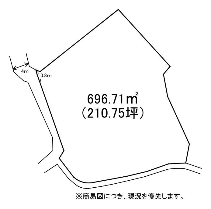 大牟田市大字歴木土地 間取図・土地図