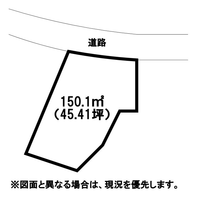 諏訪一丁目土地 間取図・土地図