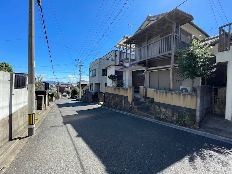 西大谷一丁目土地 現地写真（前面道路含む現地写真）