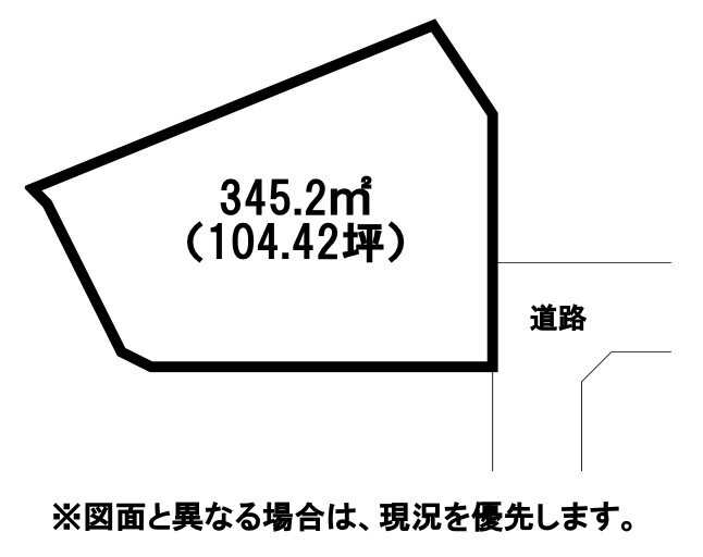 企救丘一丁目土地 間取図・土地図