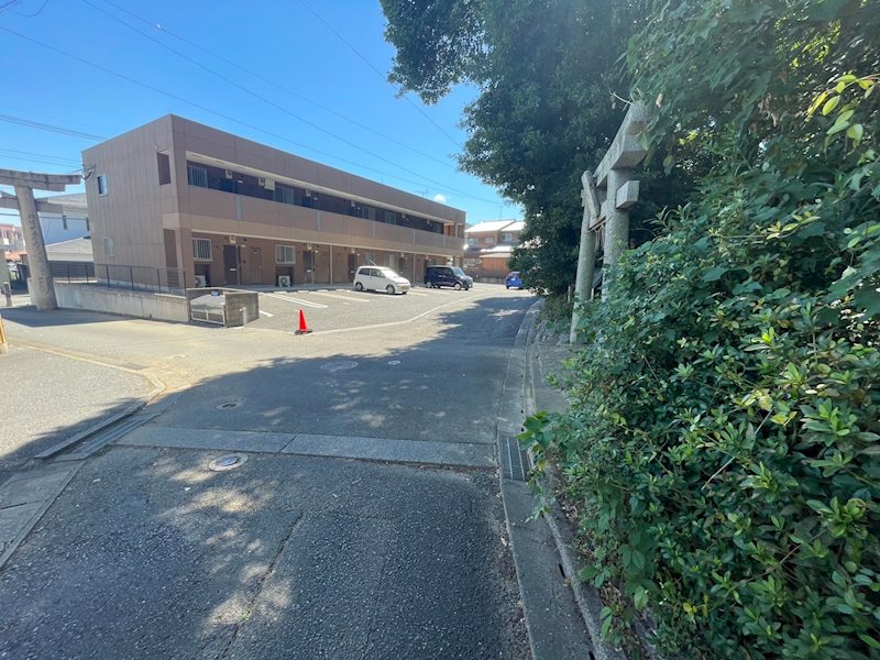 上石田一丁目土地 現地写真（前面道路含む現地写真）