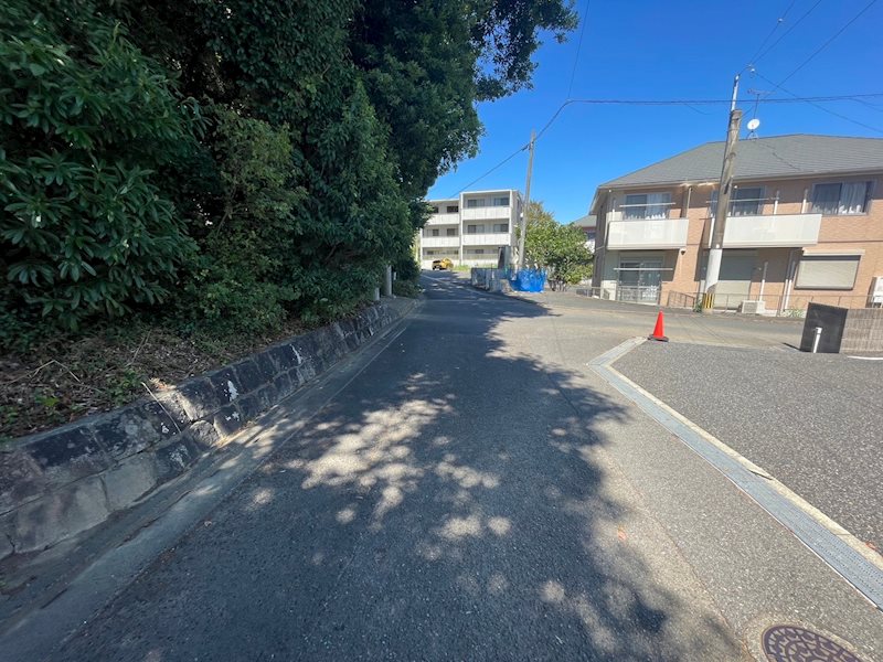 上石田一丁目土地 現地写真（前面道路含む現地写真）