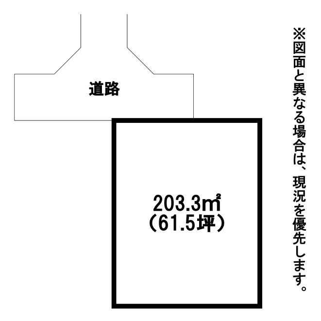 二東二丁目土地D号地 間取図・土地図