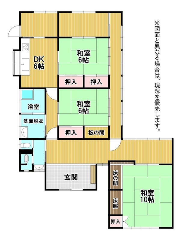 龍徳戸建 間取図・土地図