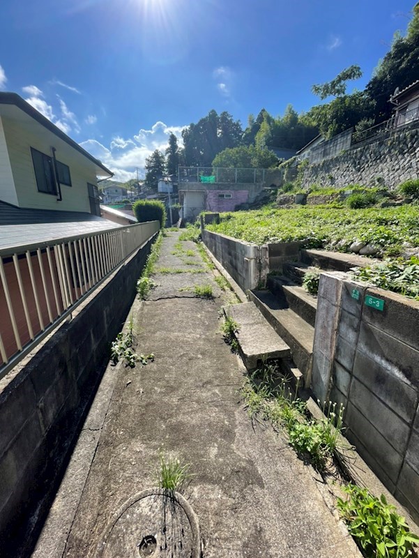 中尾三丁目土地 現地写真（前面道路含む現地写真）