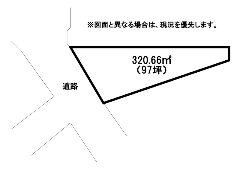 寿山町土地 間取図・土地図