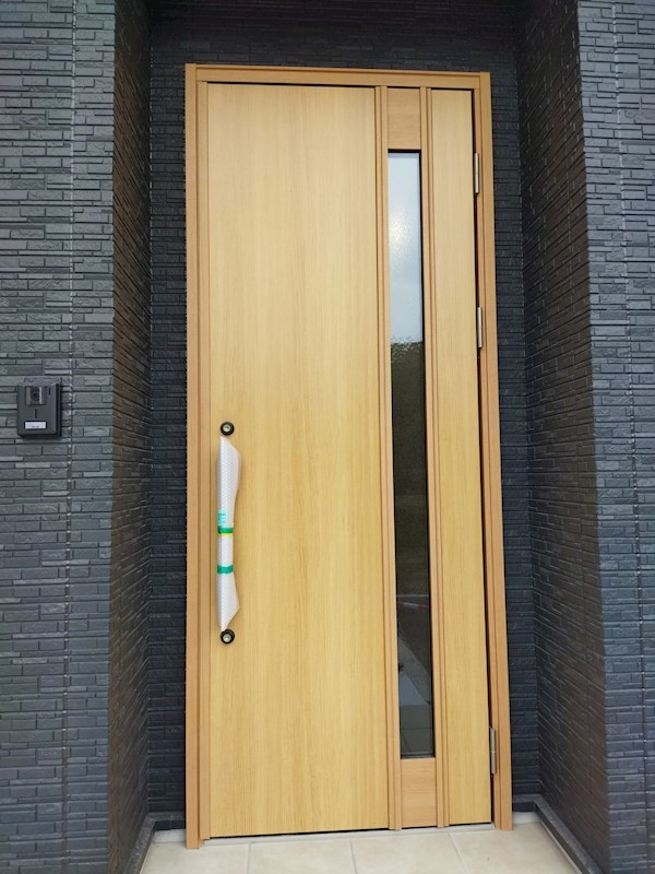 大字感田戸建7号地 現地写真（玄関）