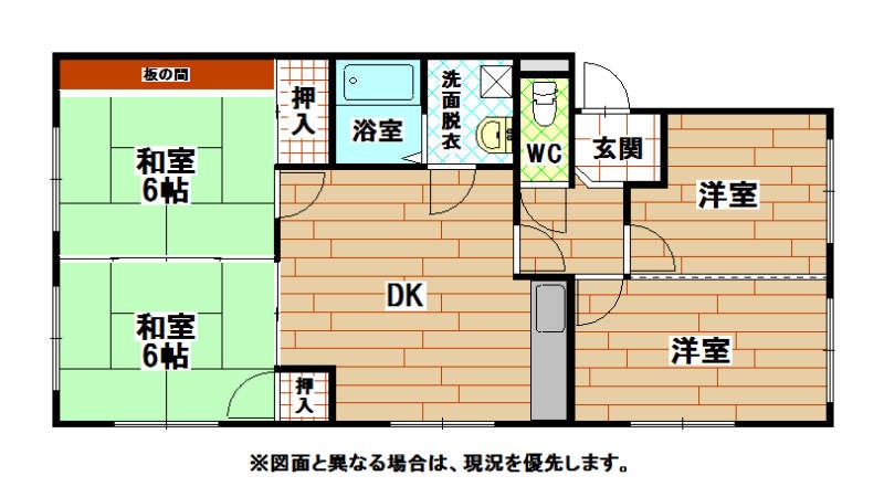 エメラルドマンション篠崎八幡前 間取図・土地図