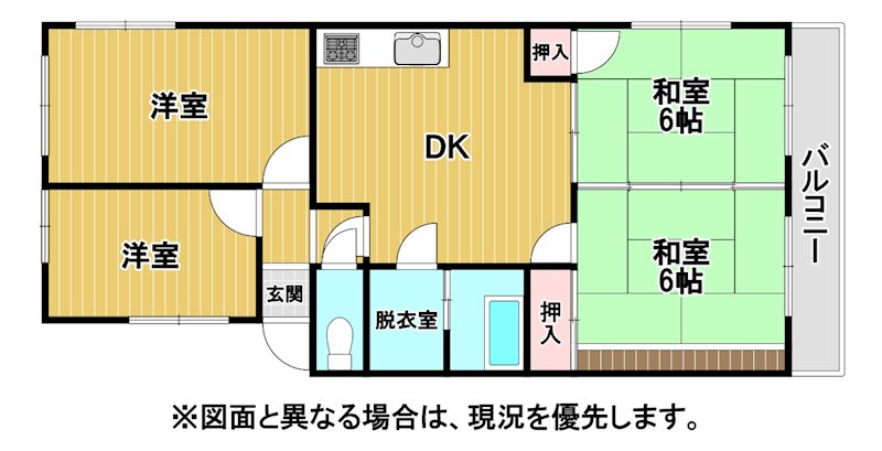 エメラルドマンション篠崎八幡前 間取図・土地図