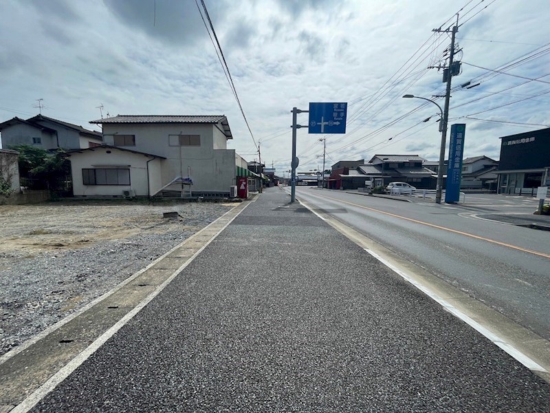 浅木一丁目土地 現地写真（前面道路含む現地写真）