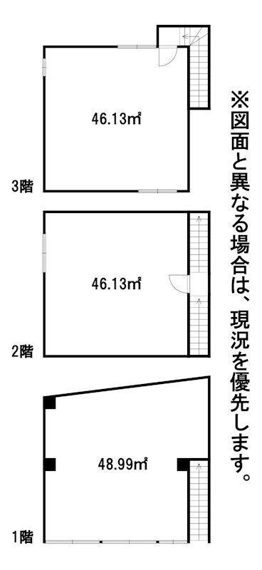 古前一丁目ビル 間取図・土地図