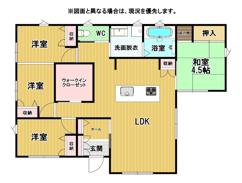 貴船台戸建 間取図・土地図