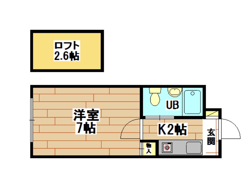 クレスト黒崎 間取図・土地図