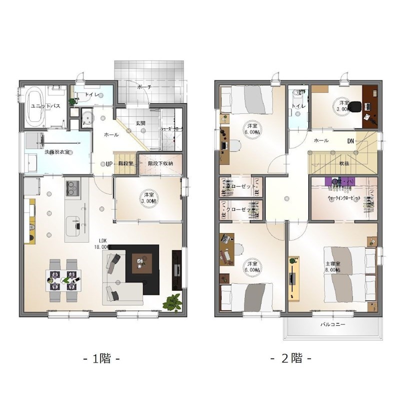 山田峠三丁目戸建63号地 間取図・土地図