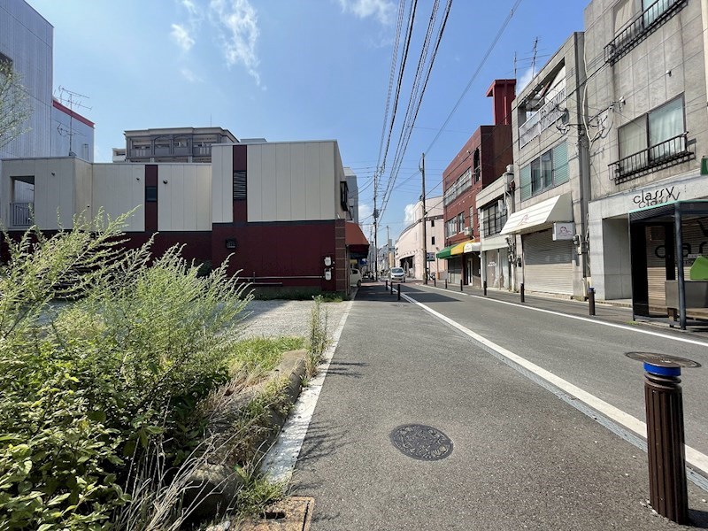 柳町一丁目土地 現地写真（前面道路含む現地写真）