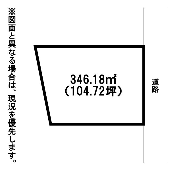 下原町土地 間取図・土地図