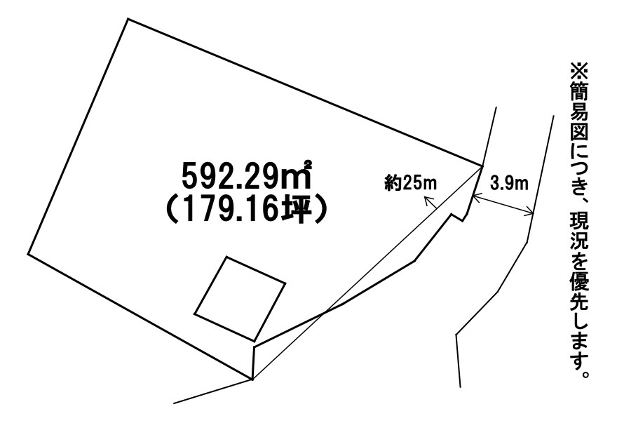 今光三丁目土地 間取図・土地図