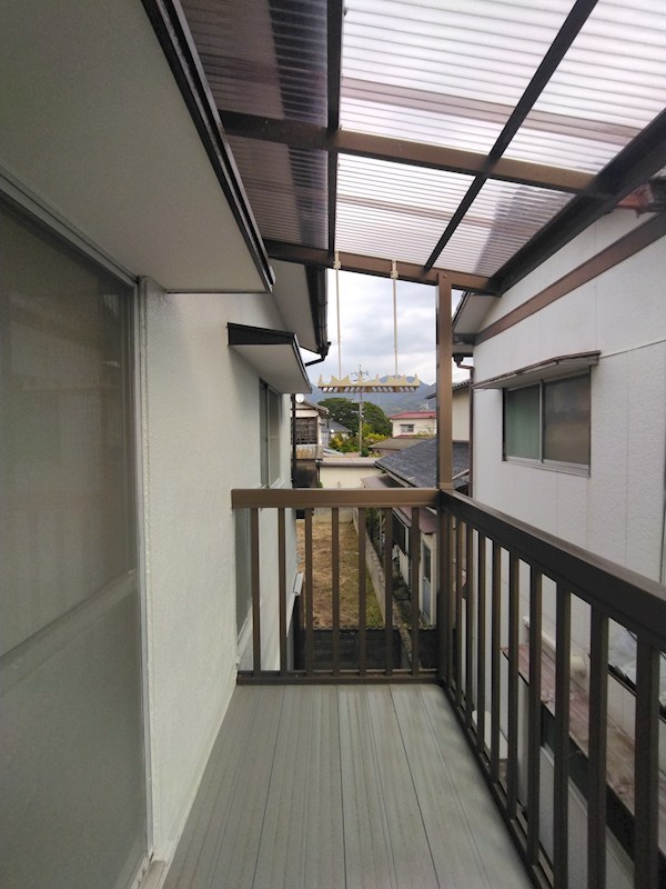 町上津役西三丁目戸建 現地写真（バルコニー）