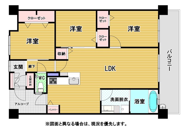 リヴィエールレシェル光貞台 間取図・土地図