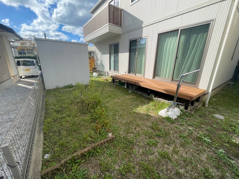 高須東一丁目戸建 現地写真（庭）