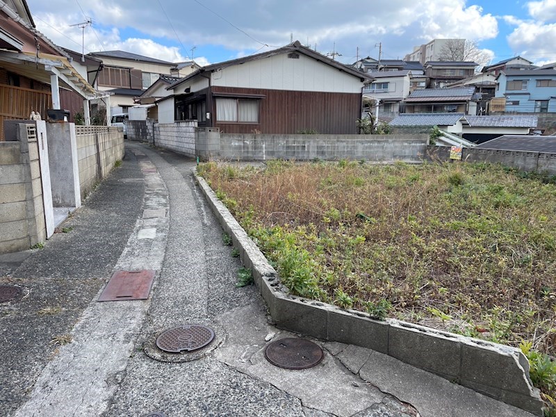 筋川町土地 現地写真（前面道路含む現地写真）