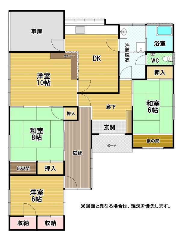 大字畑戸建 間取図・土地図