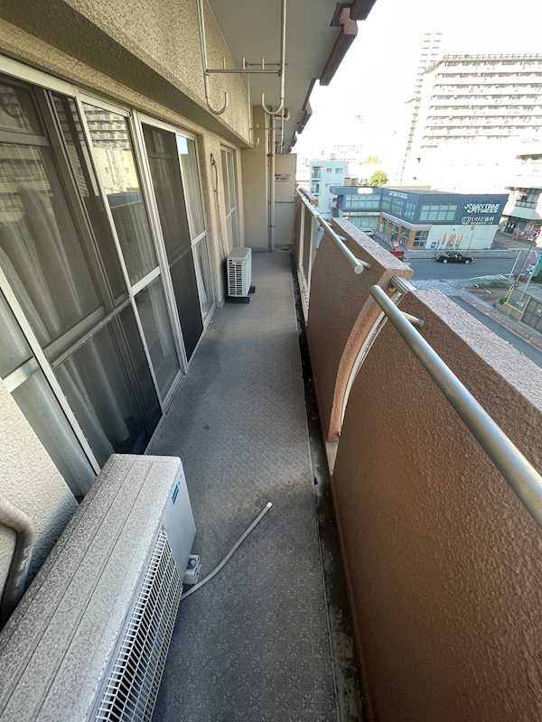 サンシティ金田A棟 現地写真（バルコニー）