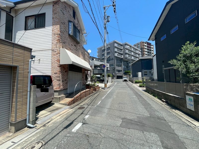 中井口土地 現地写真（前面道路含む現地写真）