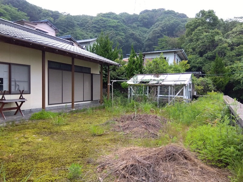 大字柄杓田戸建 現地写真（庭）