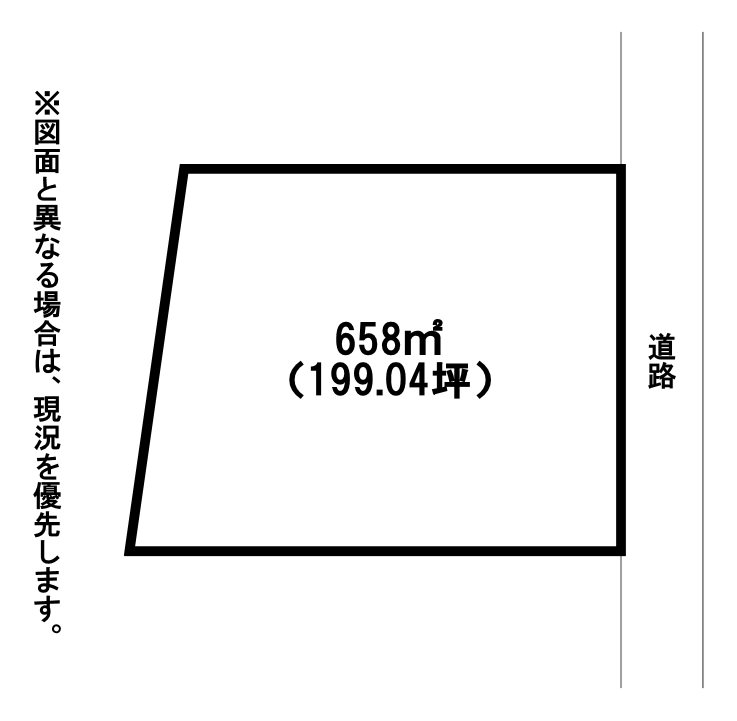 上到津三丁目土地 間取図・土地図
