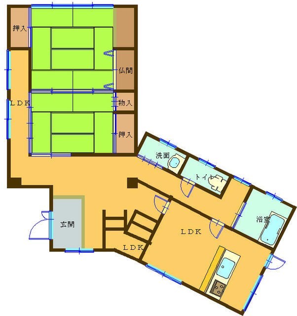 清滝三丁目戸建 間取図・土地図