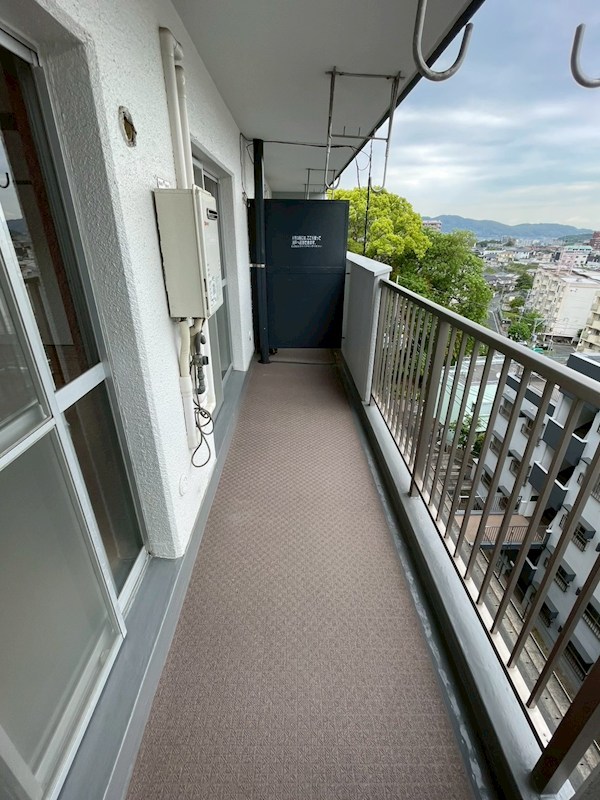 エメラルドマンション茶売A棟 現地写真（バルコニー）