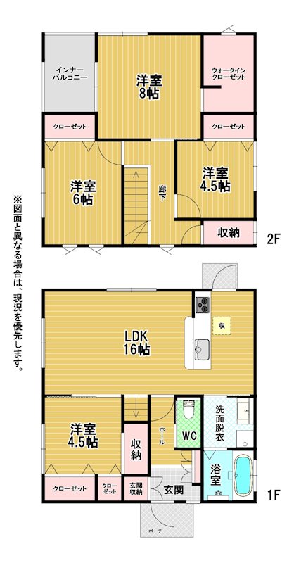 大字感田戸建 間取図・土地図