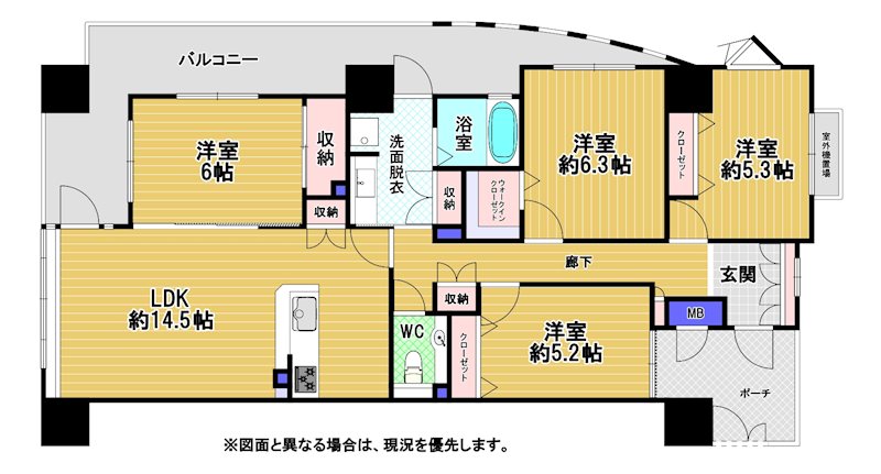 ライフプラザ一枝学園南弐番館 間取図・土地図