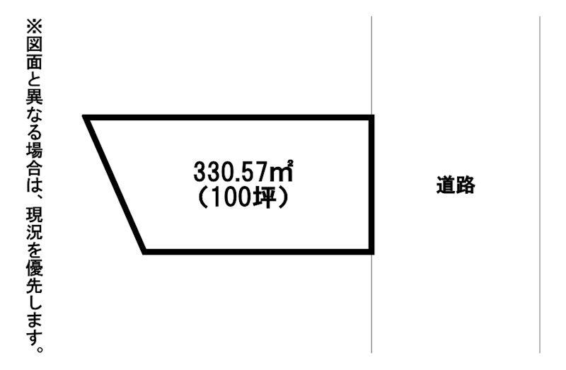 三郎丸三丁目土地 間取図・土地図