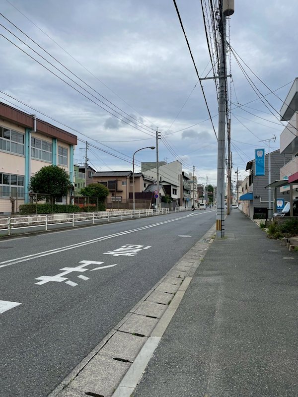 三郎丸三丁目土地 現地写真（前面道路含む現地写真）