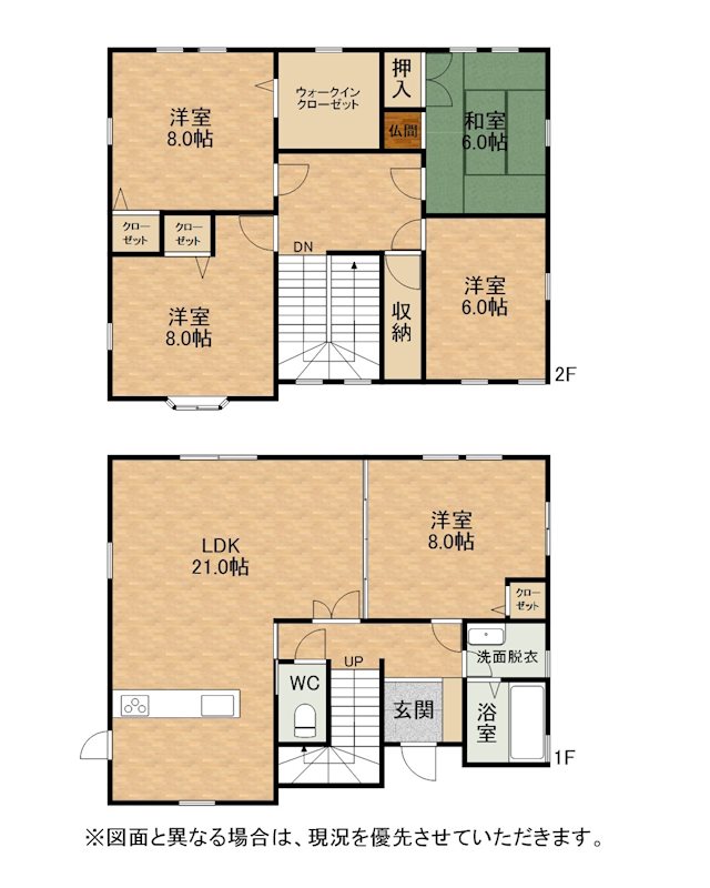 大字吉木戸建 間取図・土地図