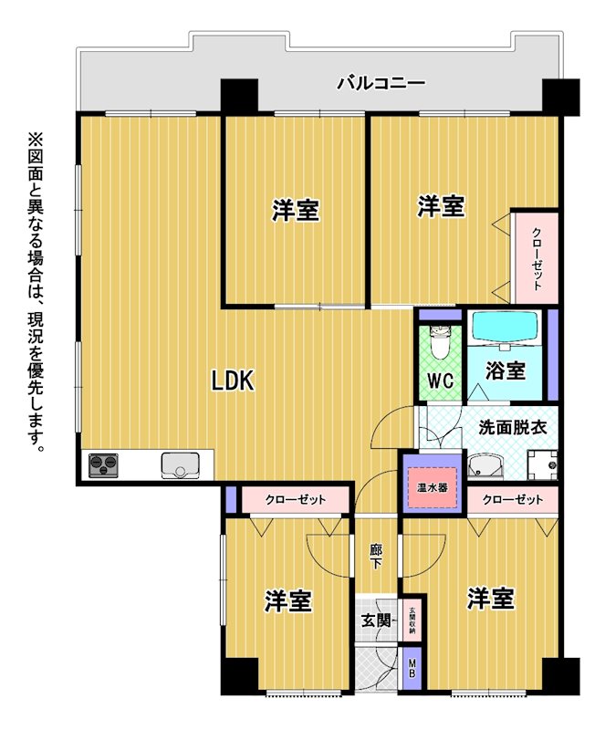 エクレール泉台 間取図・土地図