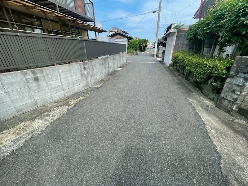 南大橋五丁目土地 現地写真（前面道路含む現地写真）