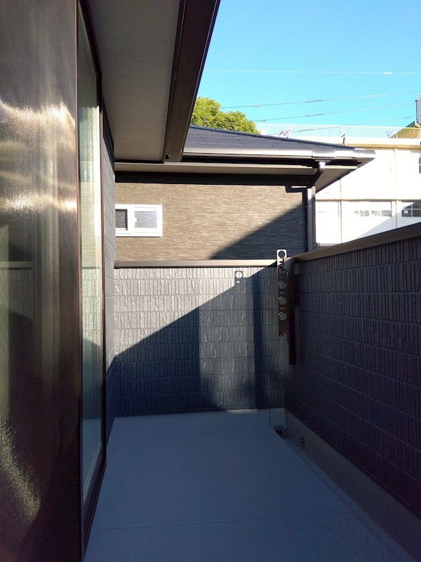 中二十町新築戸建28号地 現地写真（バルコニー）