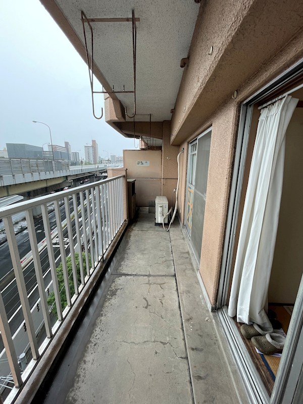 サンコーポ大手町 現地写真（バルコニー）